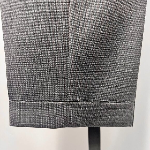 ERMENEGILDO ZEGNA Over Checked Two-Piece Wool Suit Trofeo 600 Gray 48R Italy - Picture 12 of 16